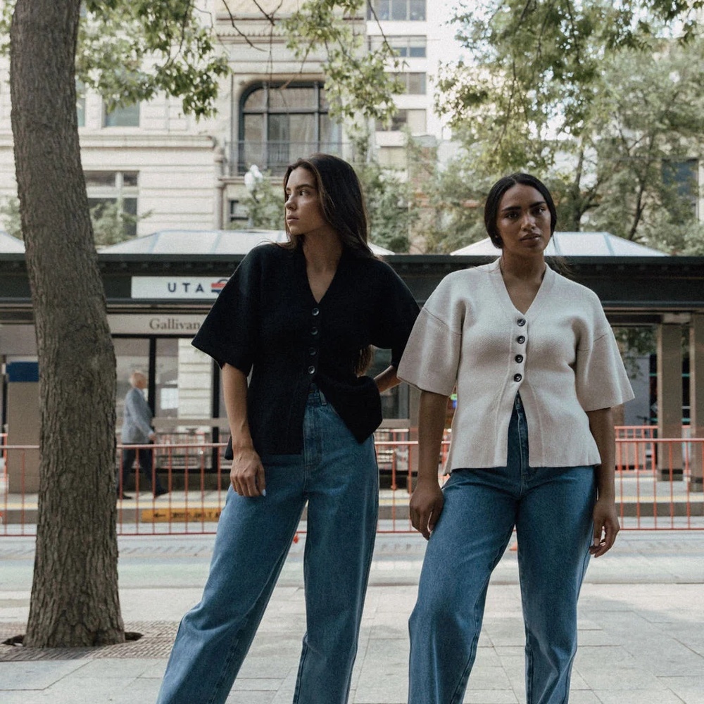 James Street Co. Sade Sweater Canvas M - Picture 4 of 7